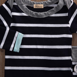 Newborn Baby Boy Striped Clothes