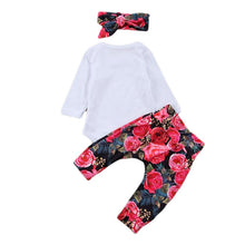 Load image into Gallery viewer, Newborn Infant Toddler Baby Cotton Shirt Tops Pant Headband