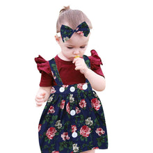 Load image into Gallery viewer, Baby sets Toddler Girls Kids Overalls Skirt
